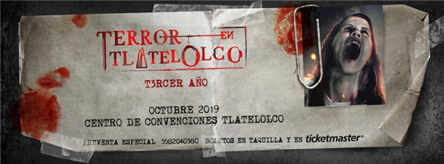 Aparta tus boletos de Terror en Tlatelolco